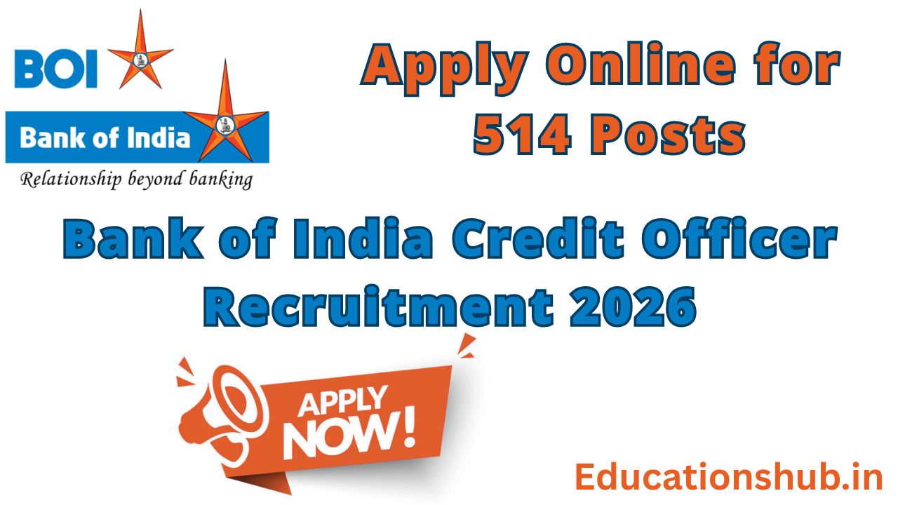 Bank of India Credit Officer Recruitment 2026