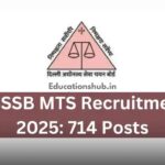 DSSSB MTS Recruitment 2025