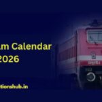 RRB Exam Calendar 2026