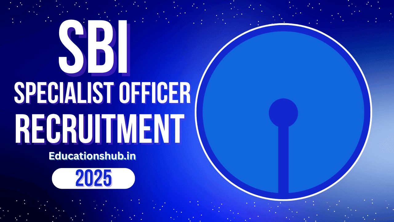 SBI SO Recruitment 2025