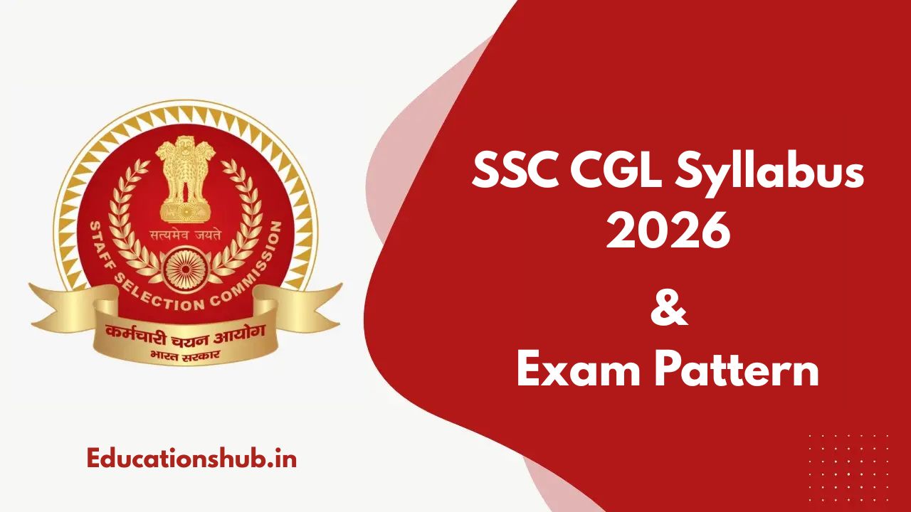 SSC CGL Syllabus 2026