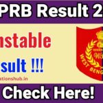 WBP Constable Result 2025