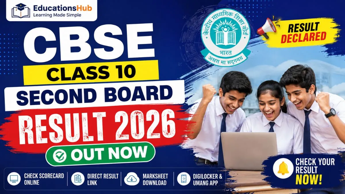 CBSE Class 10 Second Board Result 2026 Out Check Scorecard Marksheet Direct Result Link